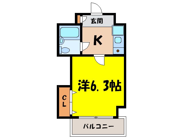 カーサデルソーレの物件間取画像