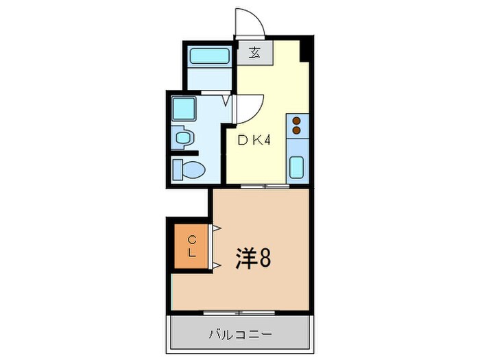 ルプリ－ズ西宮北口の物件間取画像