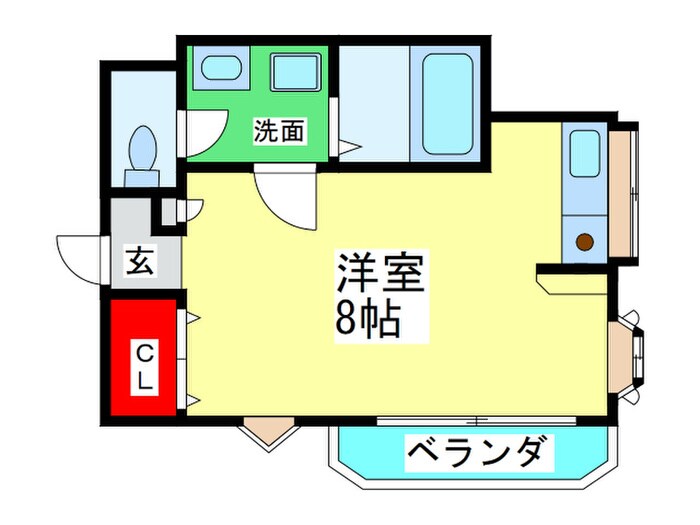 アクティハイム京橋の物件間取画像