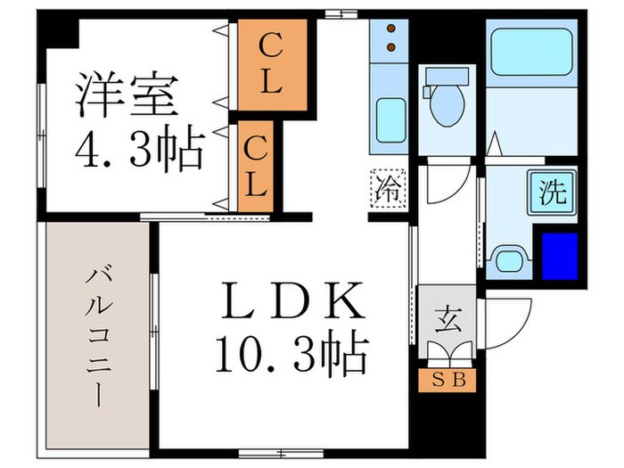 御所南　晴風苑の物件間取画像