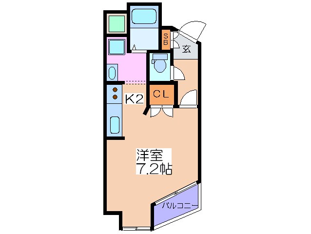 サンフレスカ福島の物件間取画像