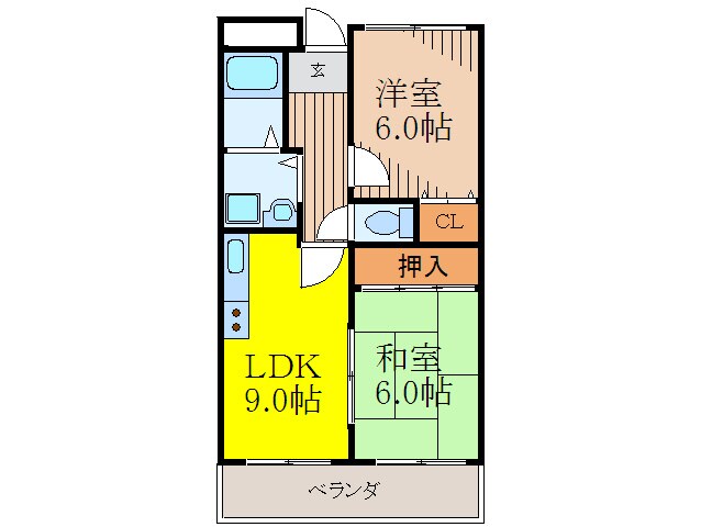 物件間取画像