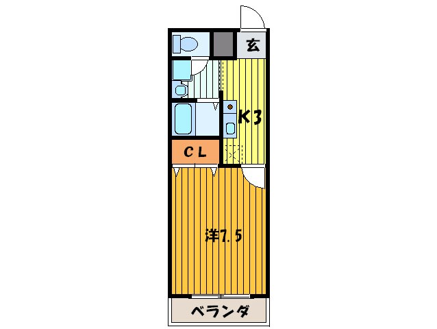 プレジ－ル加納の物件間取画像