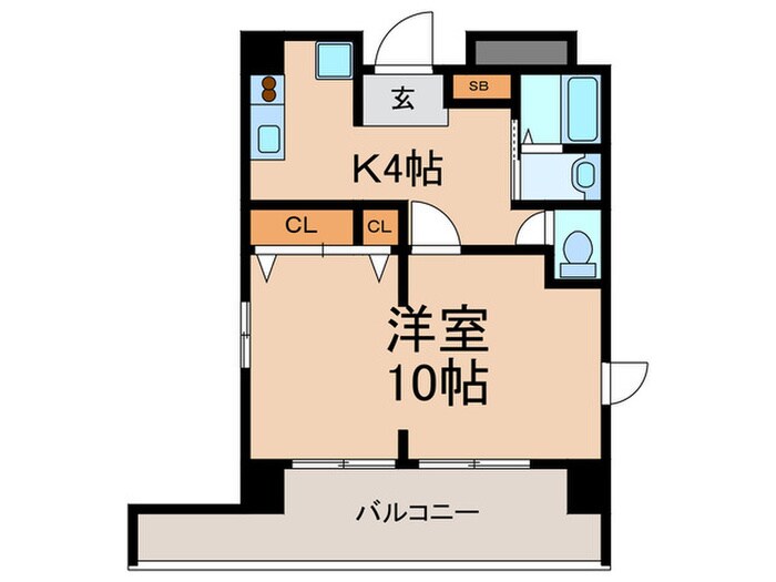 ｴｽﾍﾟﾗﾝｻsekigane六甲道の物件間取画像