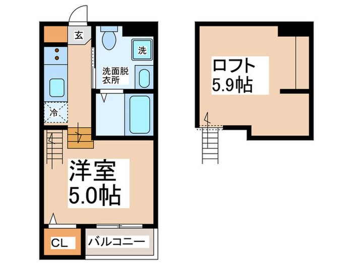 Ｆｒｏｎｔｉｅｒの物件間取画像