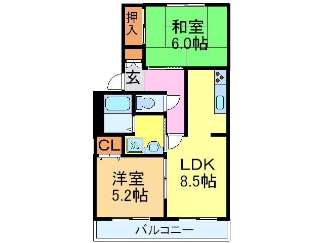 物件間取画像