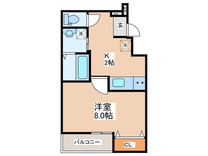 仮)ﾌｼﾞﾊﾟﾚｽ百舌鳥駅南II番館の物件間取画像