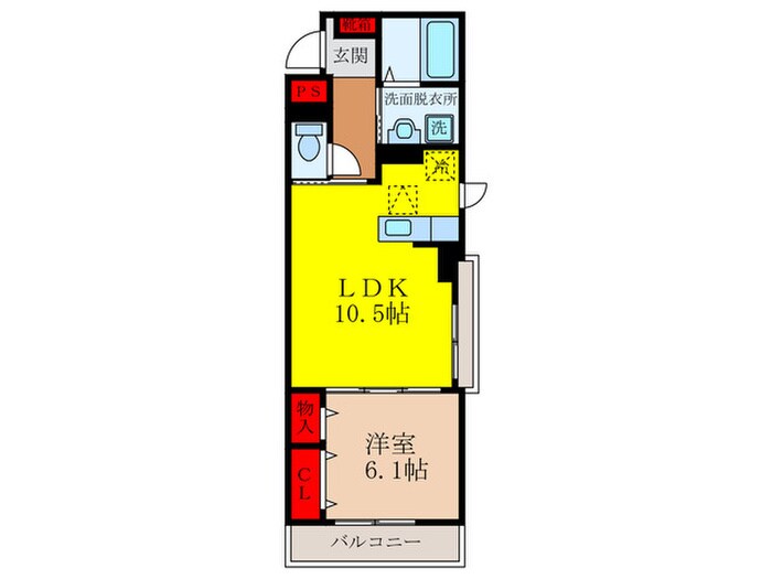 Ａ・カーサ　フェリーチェの物件間取画像