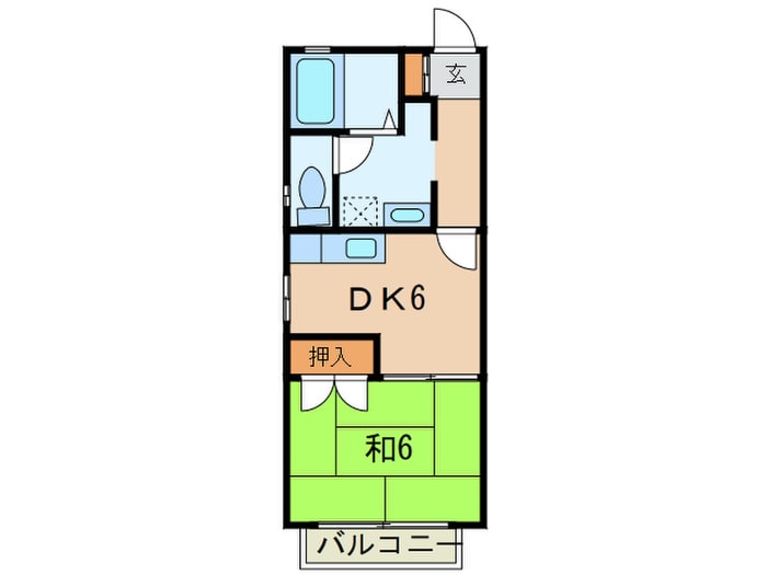 友ハイツの物件間取画像