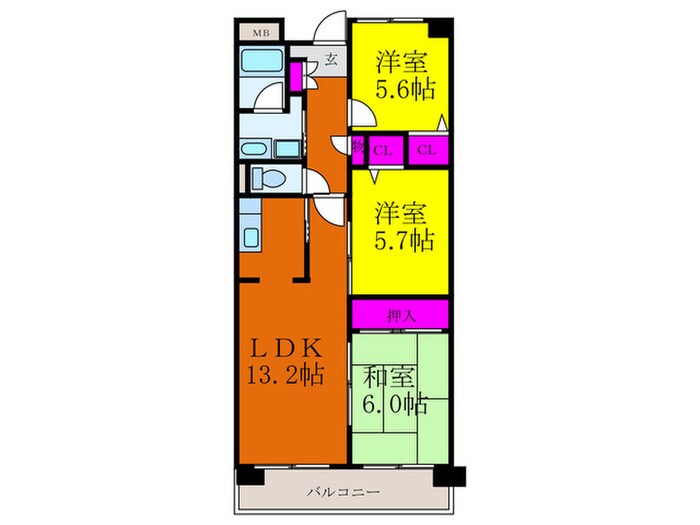 大井路の物件間取画像