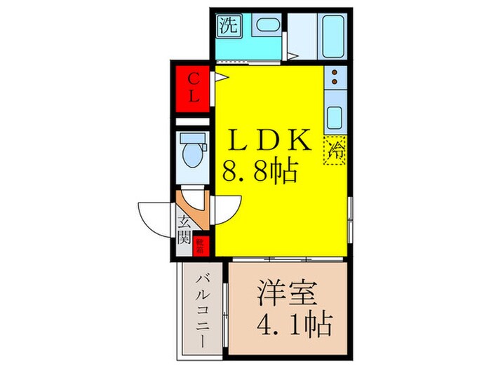 仮）Ｆ ａｓｅｃｉａ ａｒｉａｎの物件間取画像