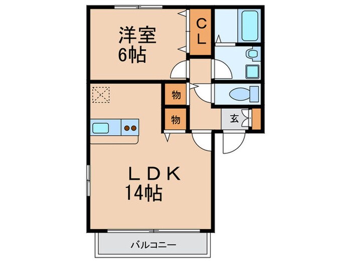 エクセル平野の物件間取画像
