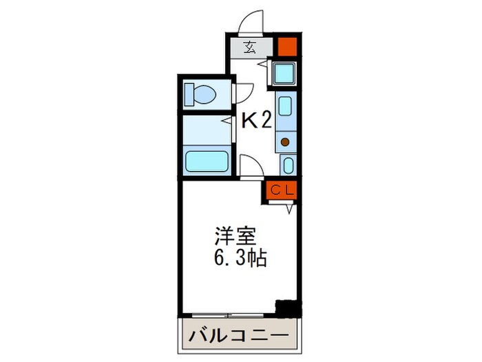 ロイヤルヒル神戸三ノ宮(1110)の物件間取画像