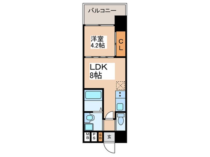 Mv.ms大阪岸里の物件間取画像