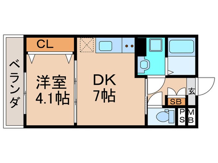 リアライズ長居公園通の物件間取画像