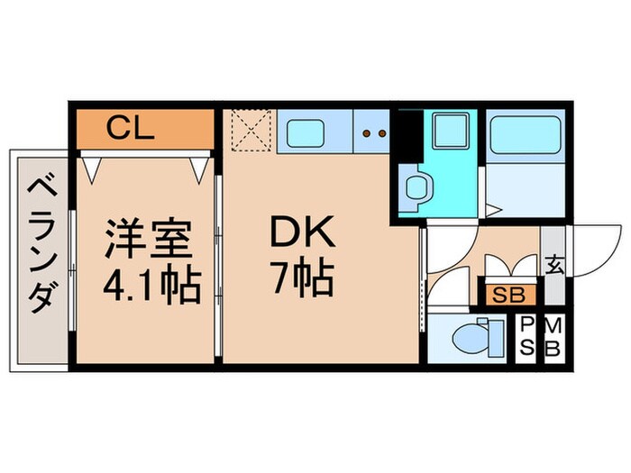 リアライズ長居公園通の物件間取画像