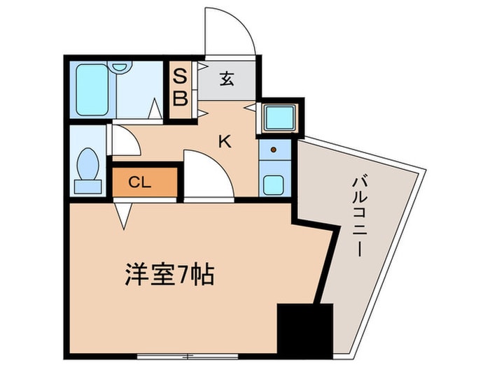 リーガル神戸元町（104）の物件間取画像