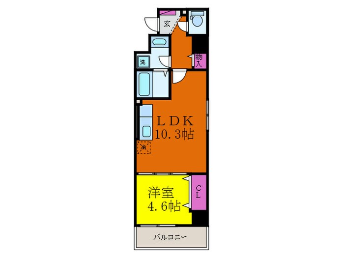 ハックベリー茨木南の物件間取画像