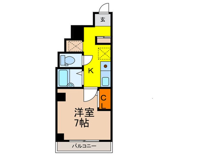 サンライズ大和田の物件間取画像