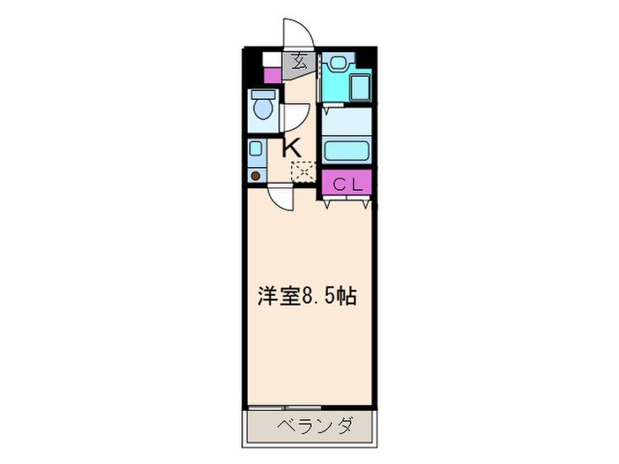 ファーストステージ天神の物件間取画像