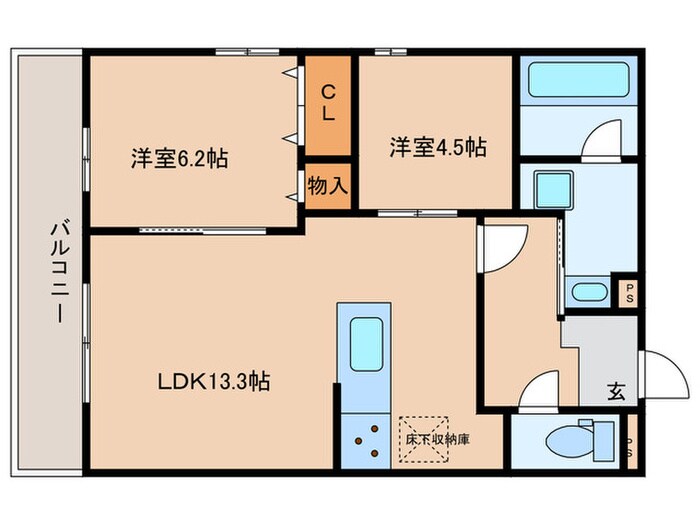 D-residence荘園Aの物件間取画像