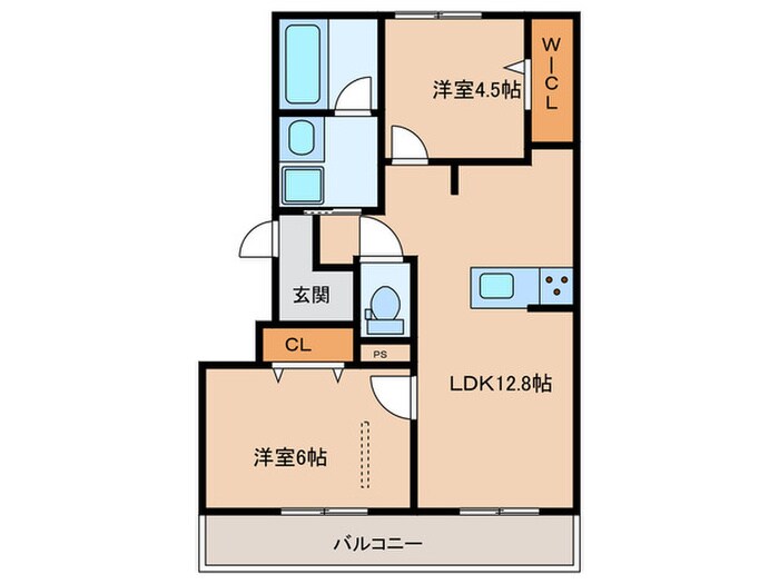 D-residence荘園Aの物件間取画像