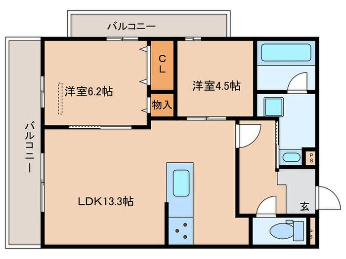 D-residence荘園Aの物件間取画像