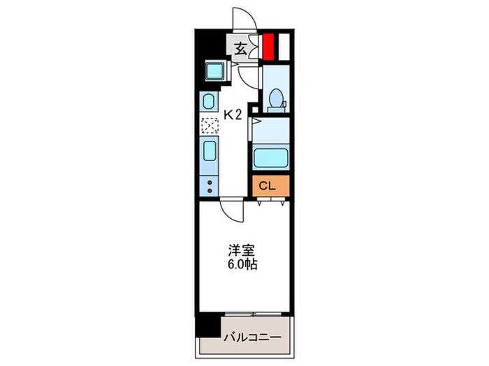 グラン・セレブ本町(504)の物件間取画像