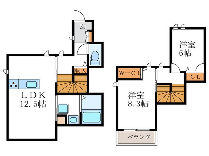 シャーメゾン京都賀茂の物件間取画像