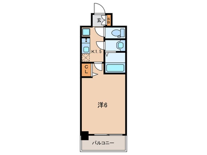 ﾌﾟﾚｻﾝｽ神戸長田ﾏﾘｴﾝﾄ(0708)の物件間取画像