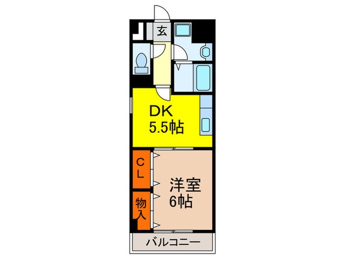 キュ－ブの物件間取画像