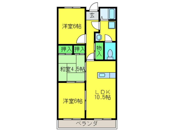 Ｌａｋｉａ泉大津レジデンスの物件間取画像