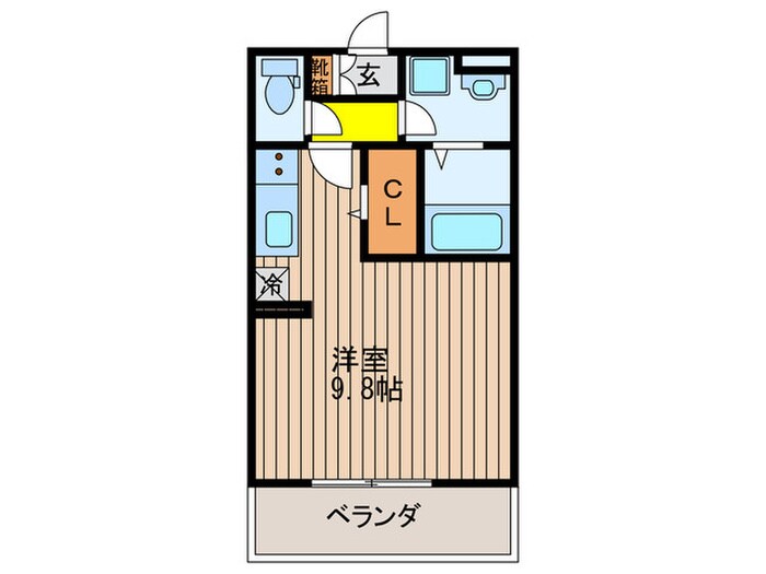 セジュール神路の物件間取画像