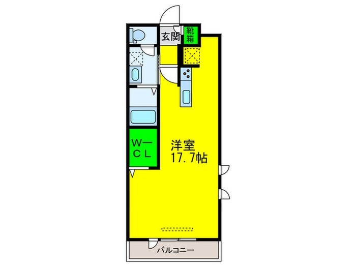 パティオ鳳の物件間取画像