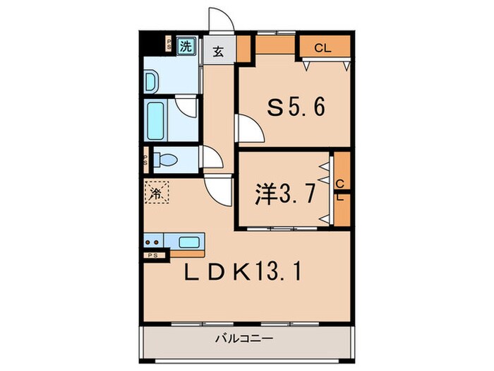 ブリリアンス山崎の物件間取画像