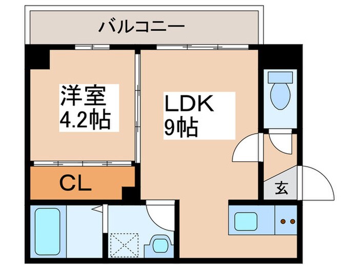 SFIDA帝塚山の物件間取画像