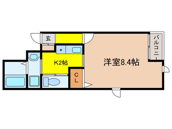 アジュール小花の物件間取画像