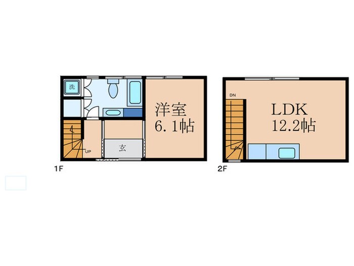 NEKOTO山科安朱の物件間取画像