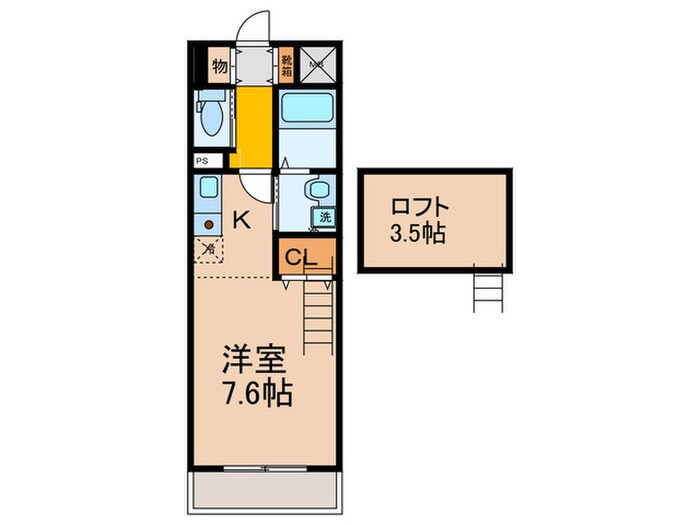 トップティ稲葉の物件間取画像