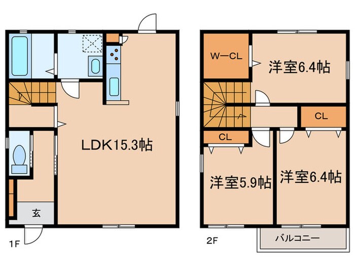 OAK　WAVE　Gの物件間取画像