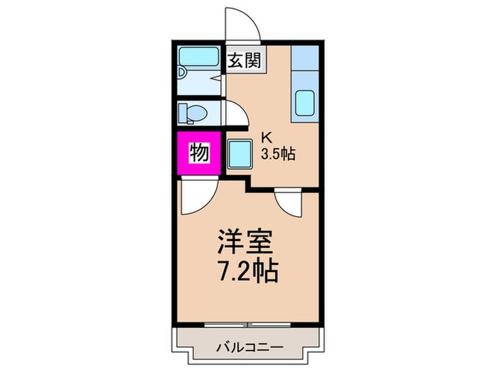 レディ－ス金剛の物件間取画像