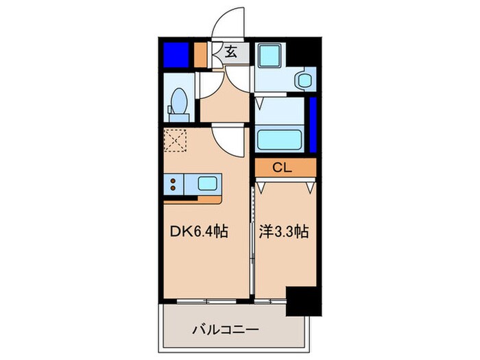 JMFレジデンス都島の物件間取画像