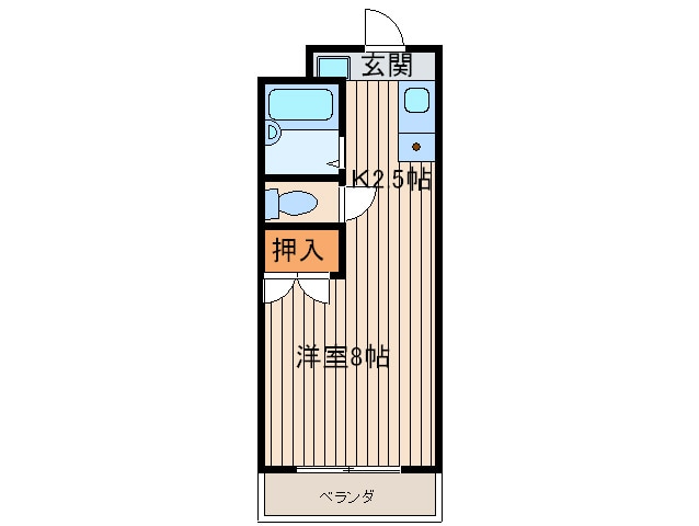 ファミール５号館の物件間取画像