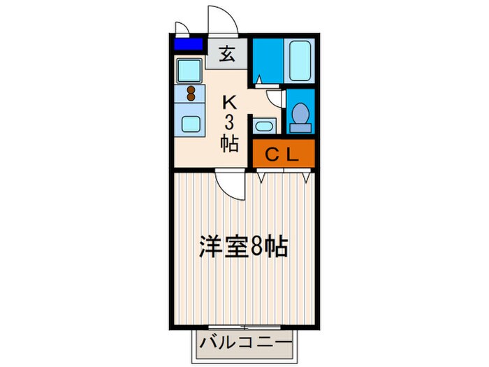 パステルコ－トの物件間取画像