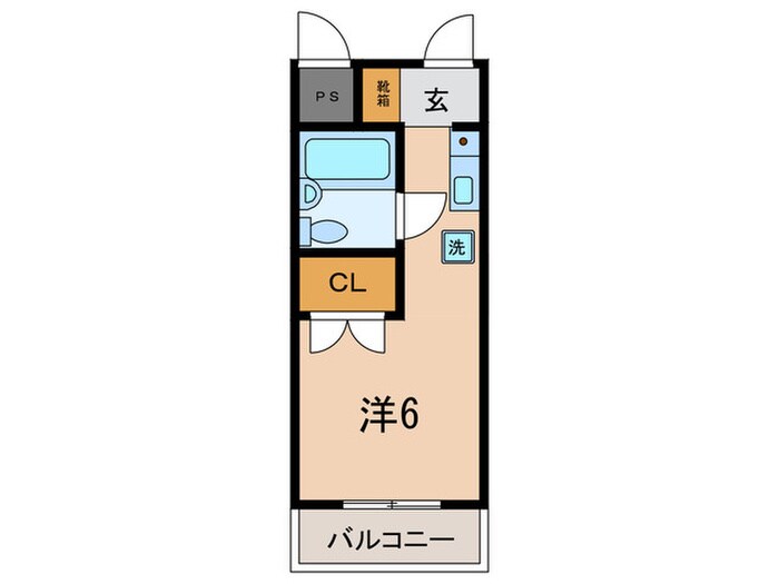 パラディッソコートの物件間取画像