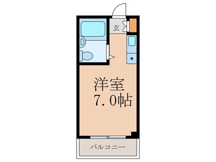 橋本マンションの物件間取画像