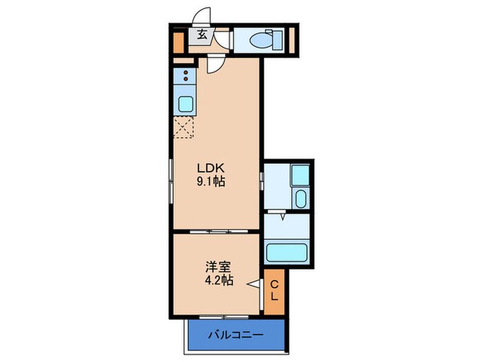 仮)Ｆ ａｓｅｃｉａ　ｍａｒｅａの物件間取画像