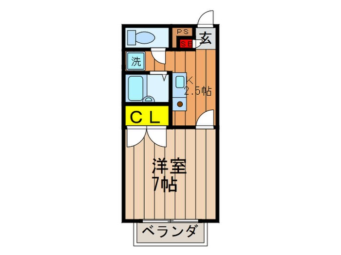 プレジ－ル葉月の物件間取画像