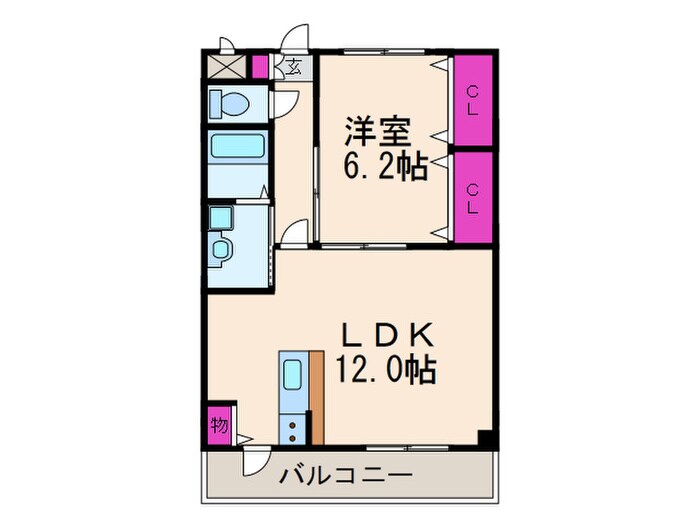 アンプル－ルフェ－ルオロ－ルの物件間取画像