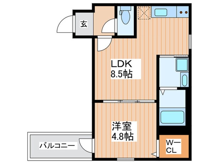 フジパレス大和田Ⅴ番館の物件間取画像